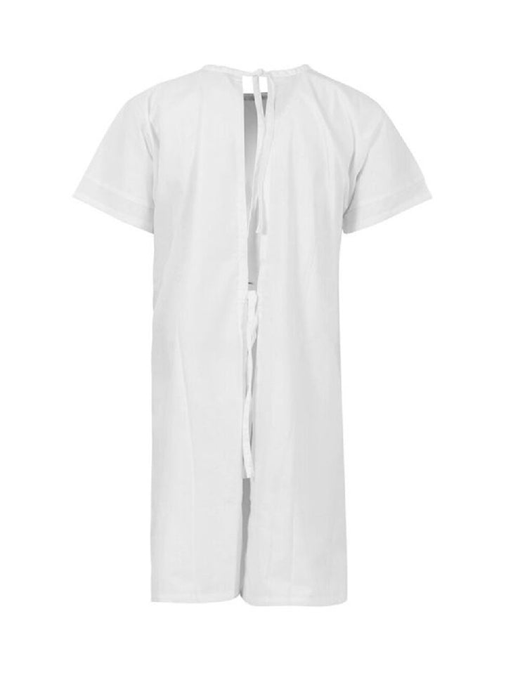 Medi8 Patient Gown Short Sleeve M81808 - White