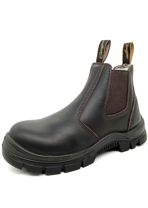 Cougar Footwear Dubbo Composite Toe, Slip on Boot - Claret