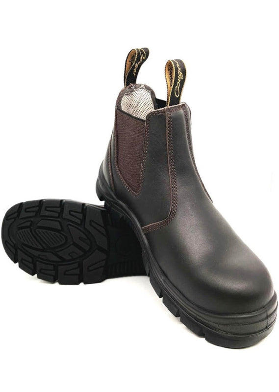 Cougar Footwear Dubbo Composite Toe, Slip on Boot - Claret