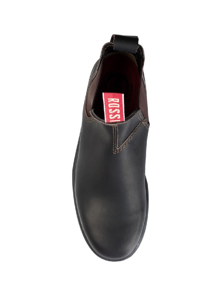 Rossi Boots 303 Endura Non-Safety Elastic Sided Work Boot - Claret