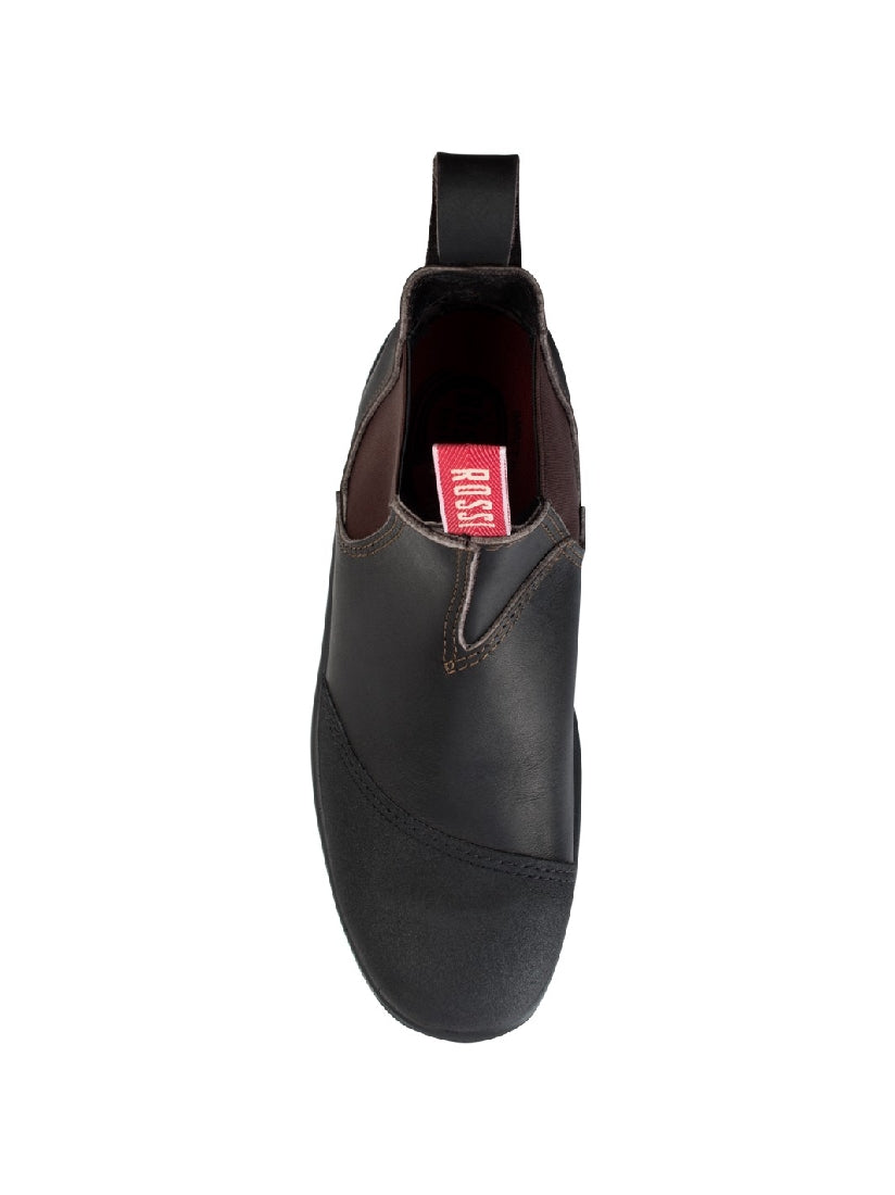 Rossi Boots 795 Hercules Steel Toe Safety Elastic Sided Work Boot - Claret