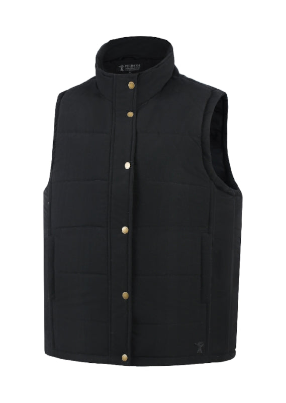 Pilbara Women's Vest RMPC054 [CLR:Black SZ:6]