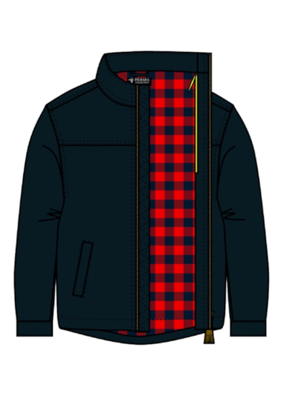 Pilbara Men's Quilted Jacket RMPC065 [CLR:Black SZ:S]
