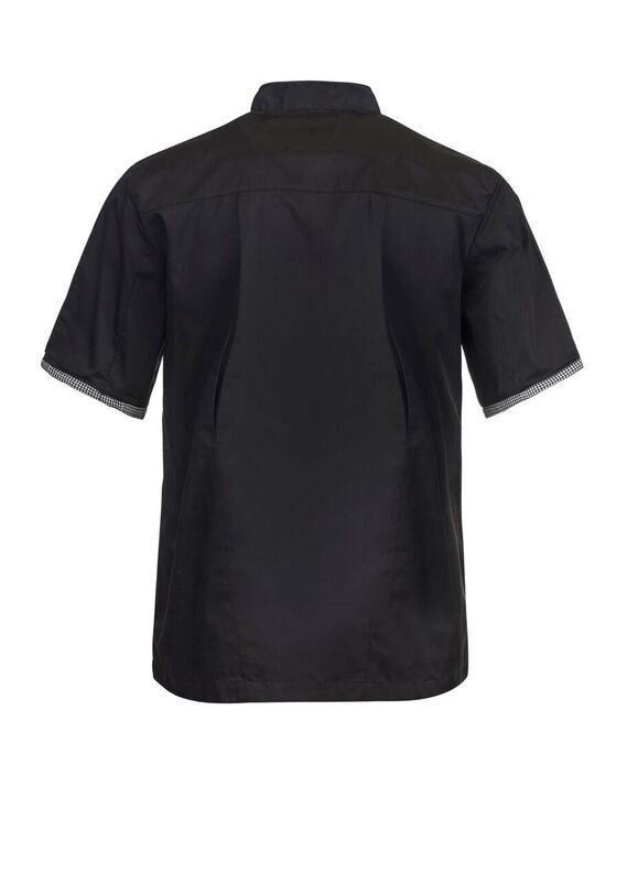 Chefs Craft Executive Chefs Lightweight Vented Jacket w/Checked Detail CJ042