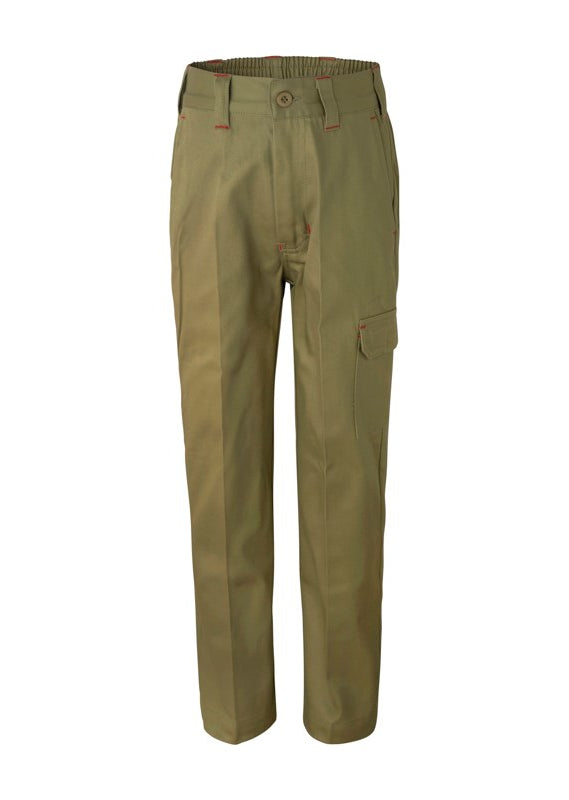 WorkCraft Kids Mid-Weight Cotton Drill Cargo Trousers WPK503