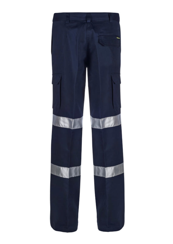 Workcraft Ladies Cargo Trouser/ Csr Tape Navy 24 [CLR:Navy SZ:24]