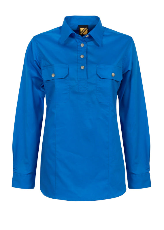 Workcraft Ladies Workshirt Closed Front WSL505