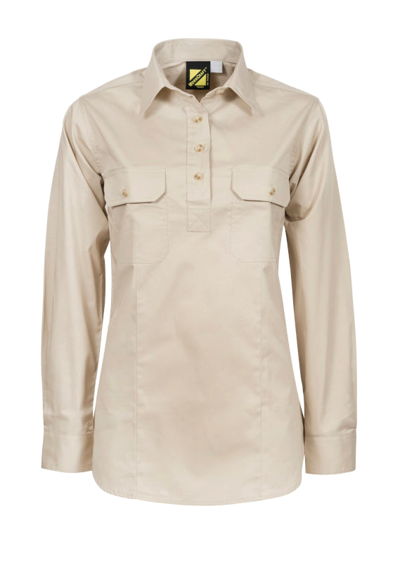 Workcraft Ladies Workshirt Closed Front WSL505