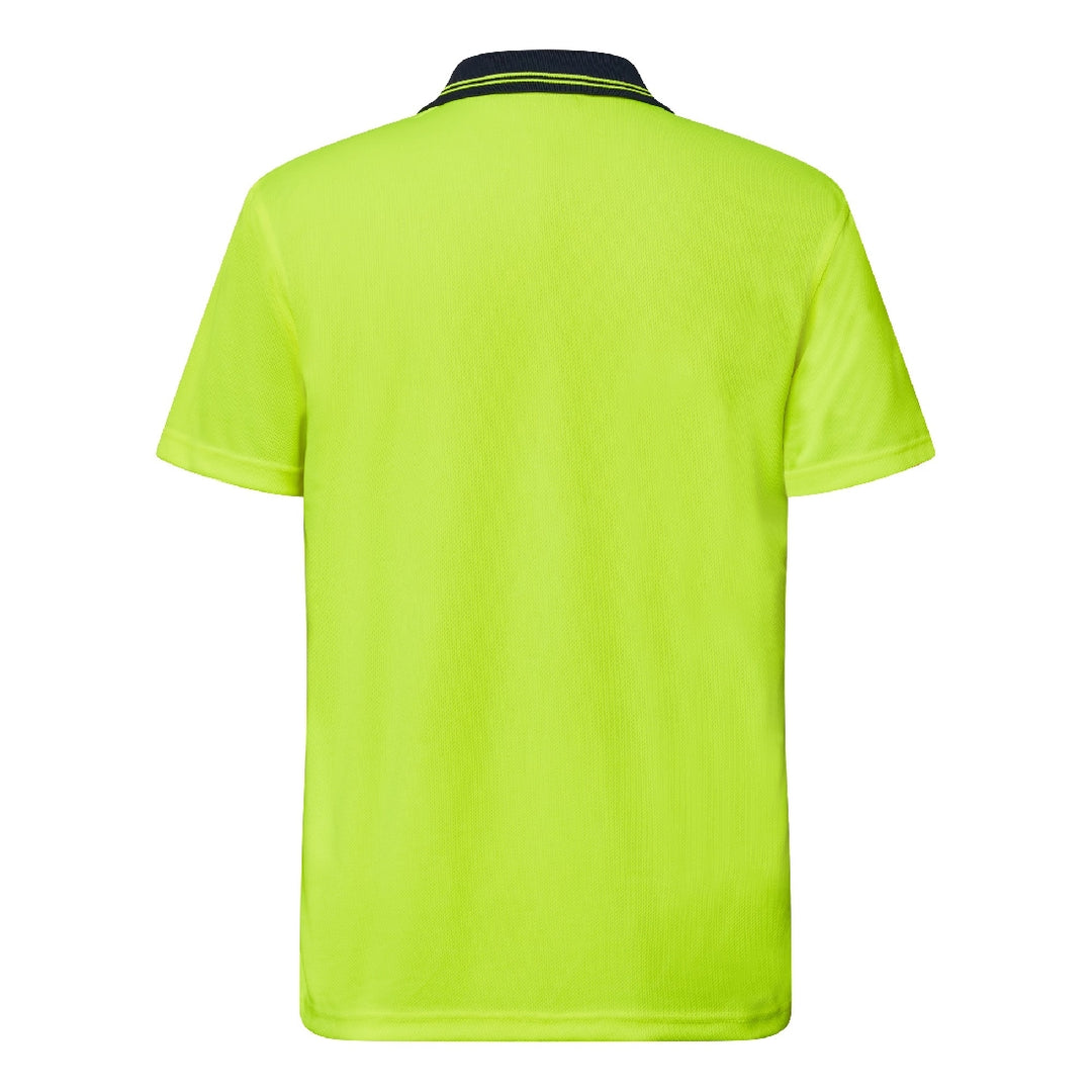 WORKCRAFT HI VI TWO TONE SS LAUNDRY POLO WSP205