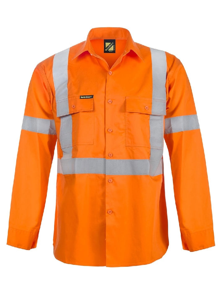 WORKCRAFT FULL COLOUR L/S MENS SHIRT