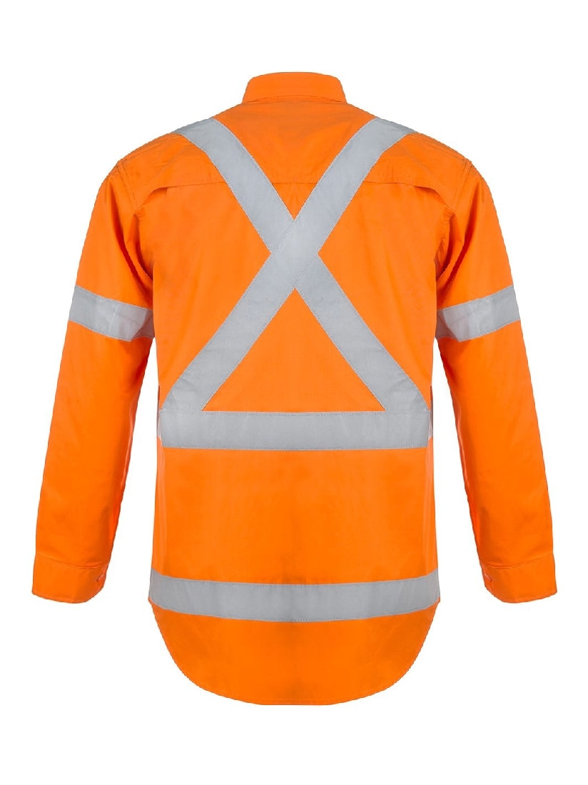 WORKCRAFT FULL COLOUR L/S MENS SHIRT