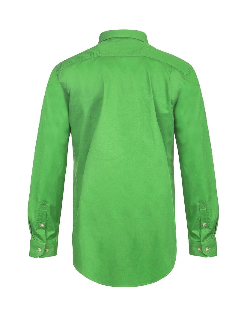 Workcraft Lightweight Closed Front Cotton Drill Shirt LS WS3029