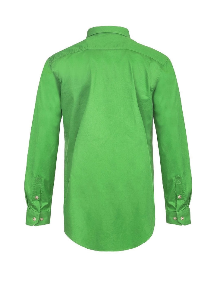 Workcraft Lightweight Closed Front Cotton Drill Shirt LS WS3029