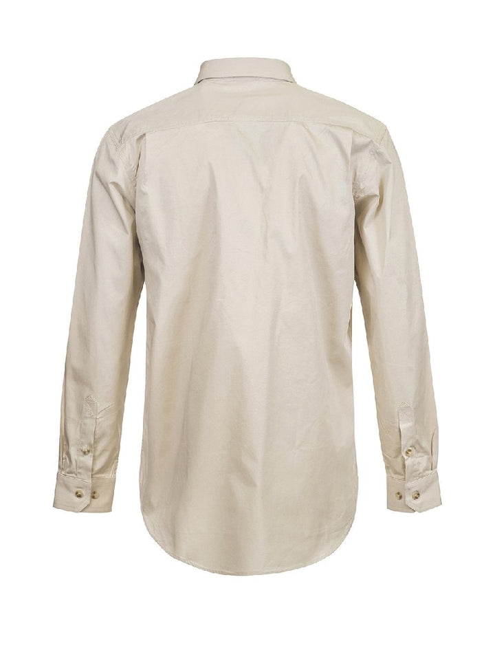 Workcraft Lightweight Closed Front Cotton Drill Shirt LS WS3029