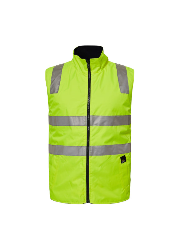 WorkCraft Hi Vis Reversible Vest W/Tape WW9014