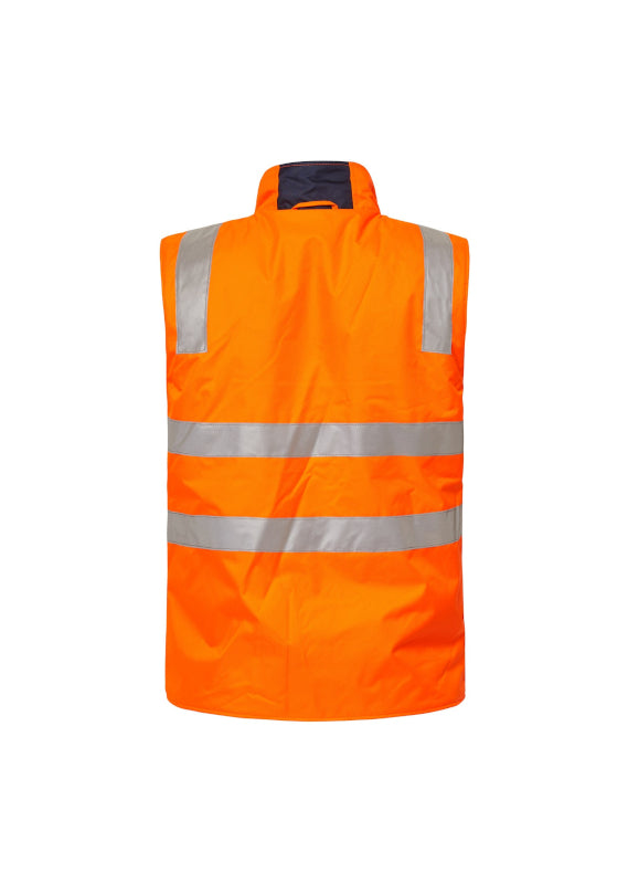 WorkCraft Hi Vis Reversible Vest W/Tape WW9014