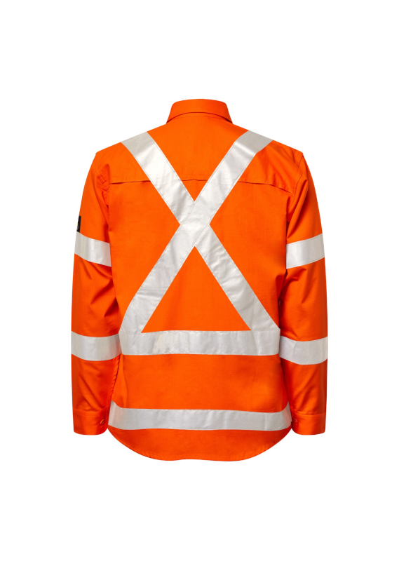 WORKCRAFT RIPSTOP NSW RAIL L/S SHIRT WS6035