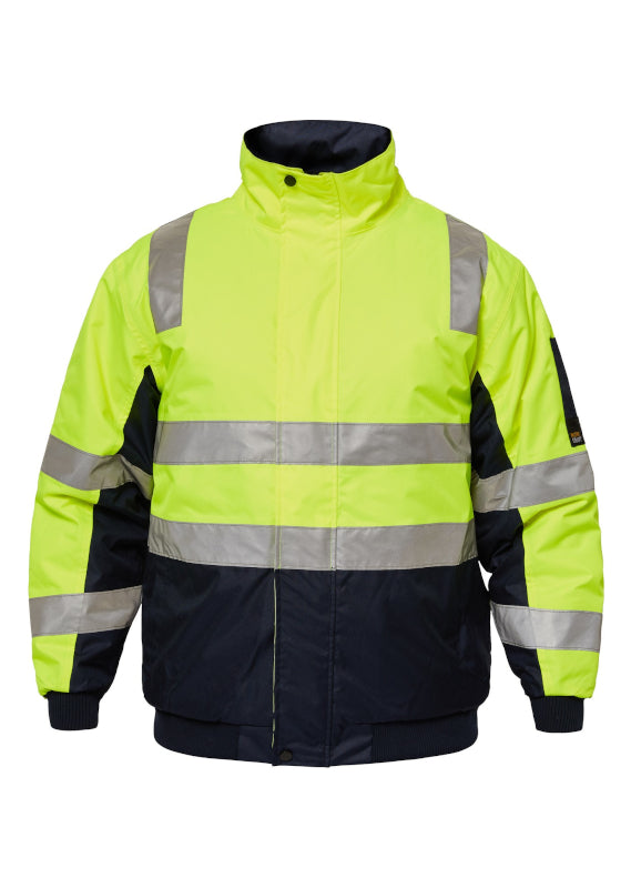 WorkCraft Two Tone Bomber Jacket w/Tape WW9011