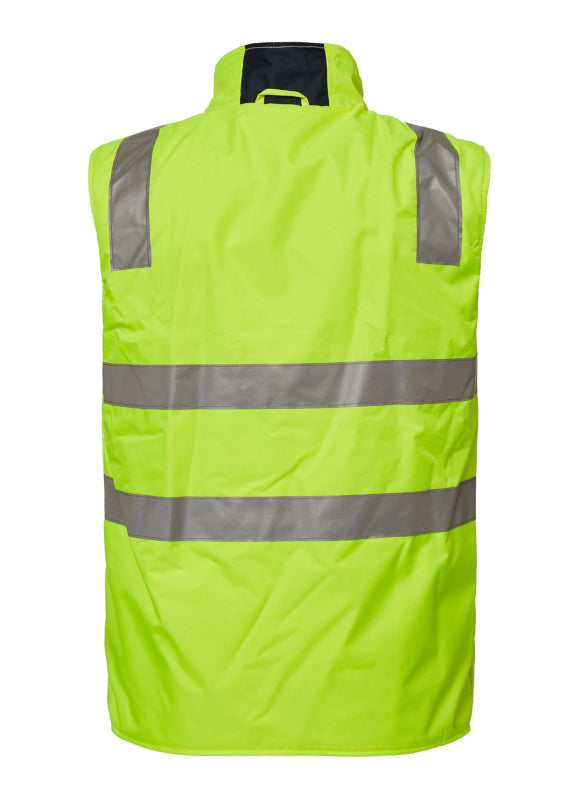 WorkCraft Hi Vis Reversible Vest W/Tape WW9014