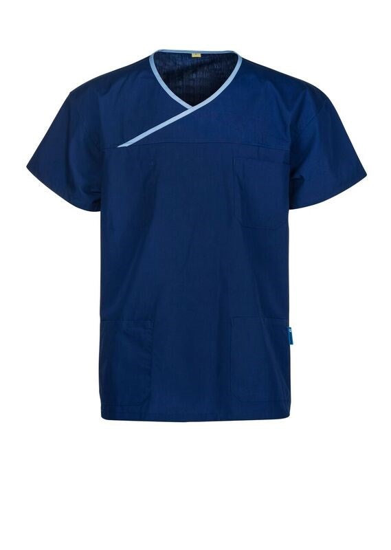 Medi8 Scrub Top Reversible With Contrast Trim M88010