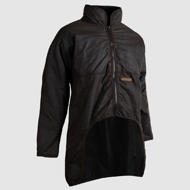 Styx Mill™ Oilskin Long Sleeved Zip Cape Brown [sz:m]
