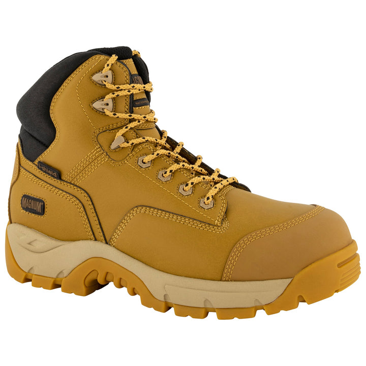 Magnum Precision Max SZ Composite Toe, Lace Up With Zip Side WPI - Wheat