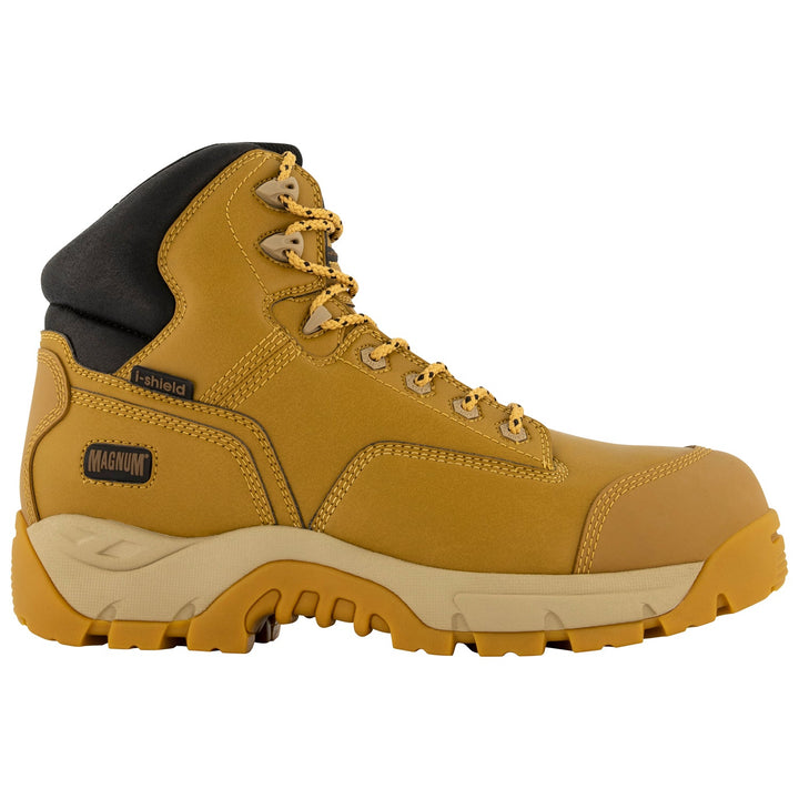 Magnum Precision Max SZ Composite Toe, Lace Up With Zip Side WPI - Wheat