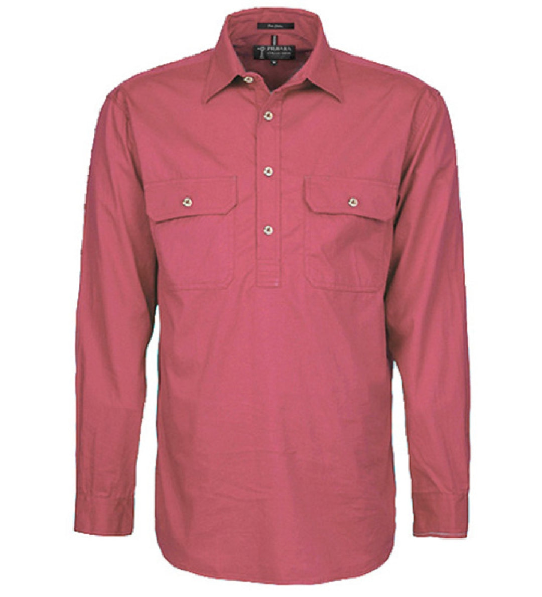 Ritemate Mens Pilbara Closed Front L/S Shirt RM200CF