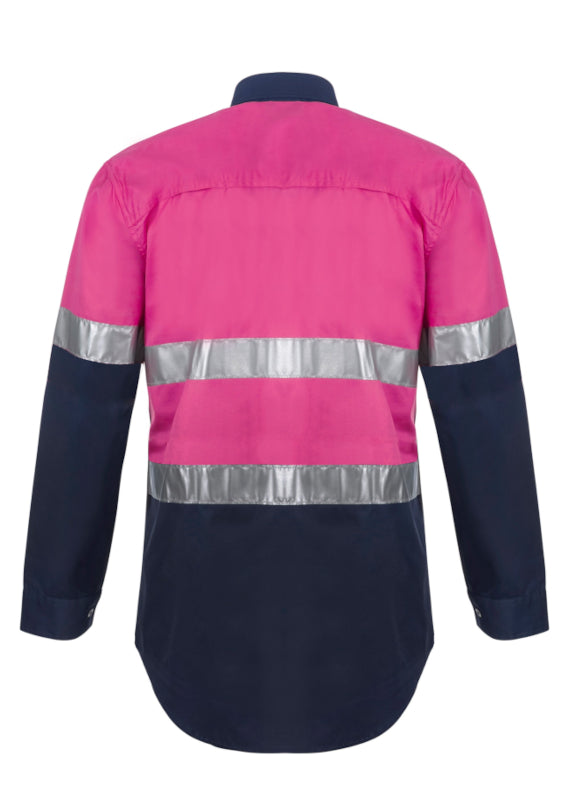 Workcraft Cotton L/s Shirt Csrtape Ws4132