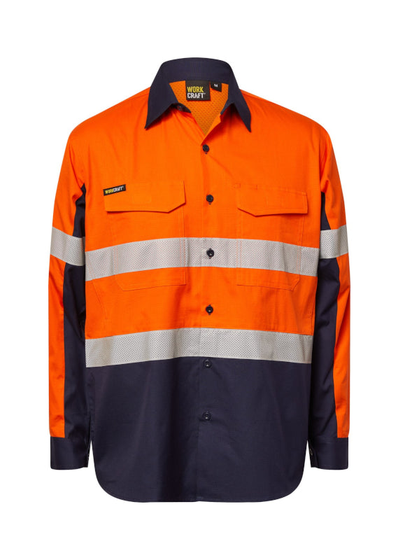 Workcraft Ripstop Ls Vented Shirt WS6068