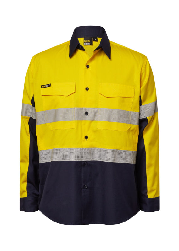 Workcraft Ripstop Ls Vented Shirt WS6068