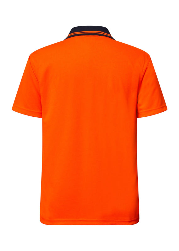 Workcraft Hi Vis Lightweight Short Sleeve Polo With Pocket Wsp208