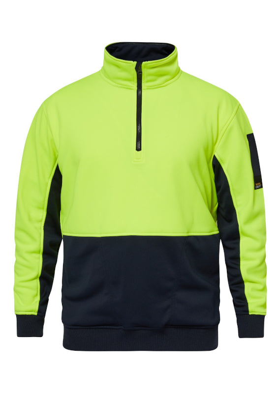WorkCraft Hi Vis 1/2 Zip Pullover WT8012