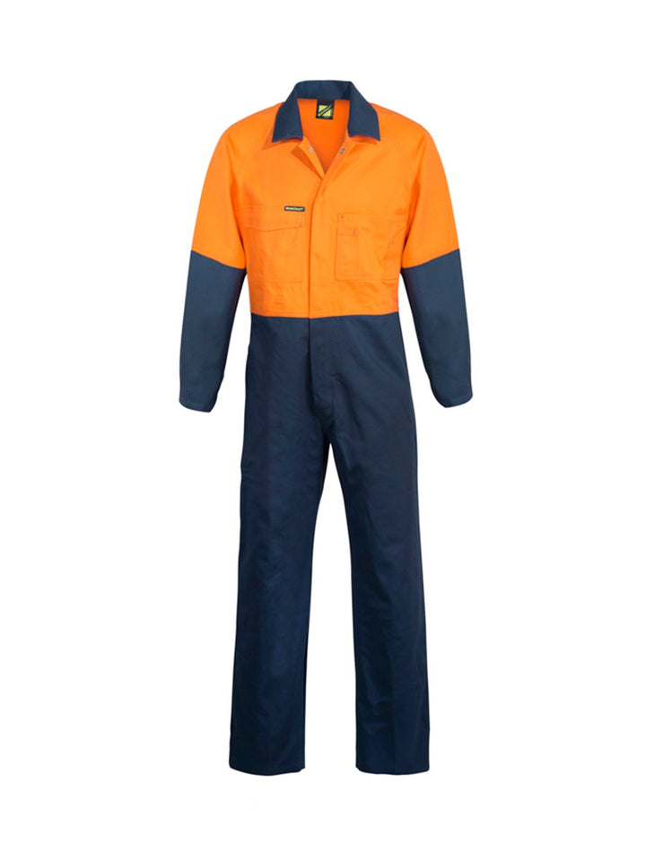 WorkCraft Hi Vis Two Tone Poly/Cotton Coveralls WC3059