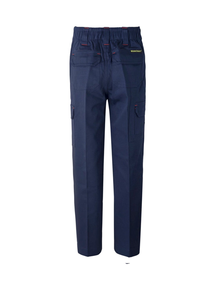 WorkCraft Kids Mid-Weight Cotton Drill Cargo Trousers WPK503