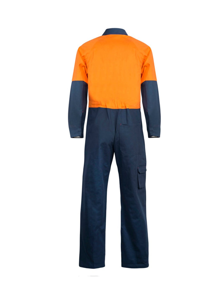 WorkCraft Hi Vis Two Tone Poly/Cotton Coveralls WC3059