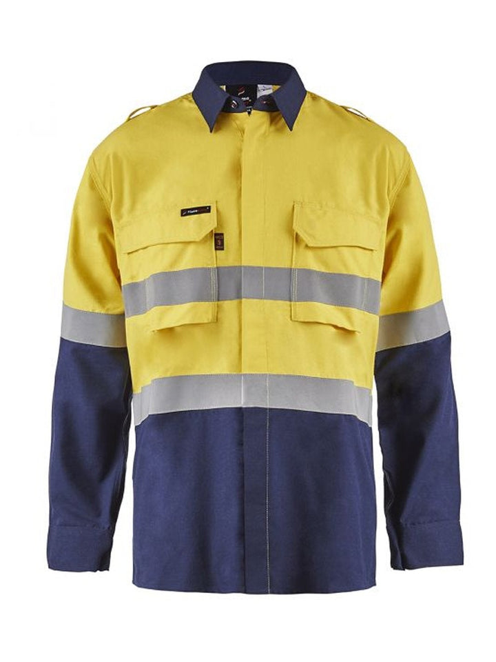 FlameBuster Hi Vis Taped Two Toned Torrent HRC2 Open Front FSV014