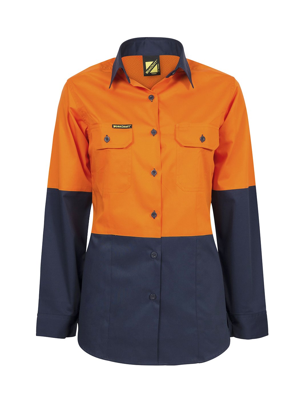 WORKCRAFT LADIES HI VIS 2 TONE SHIRT WSL502