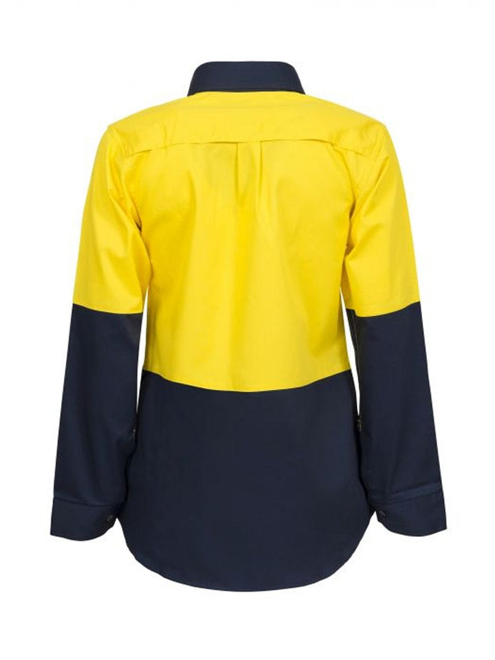 WORKCRAFT LADIES HI VIS 2 TONE SHIRT WSL502